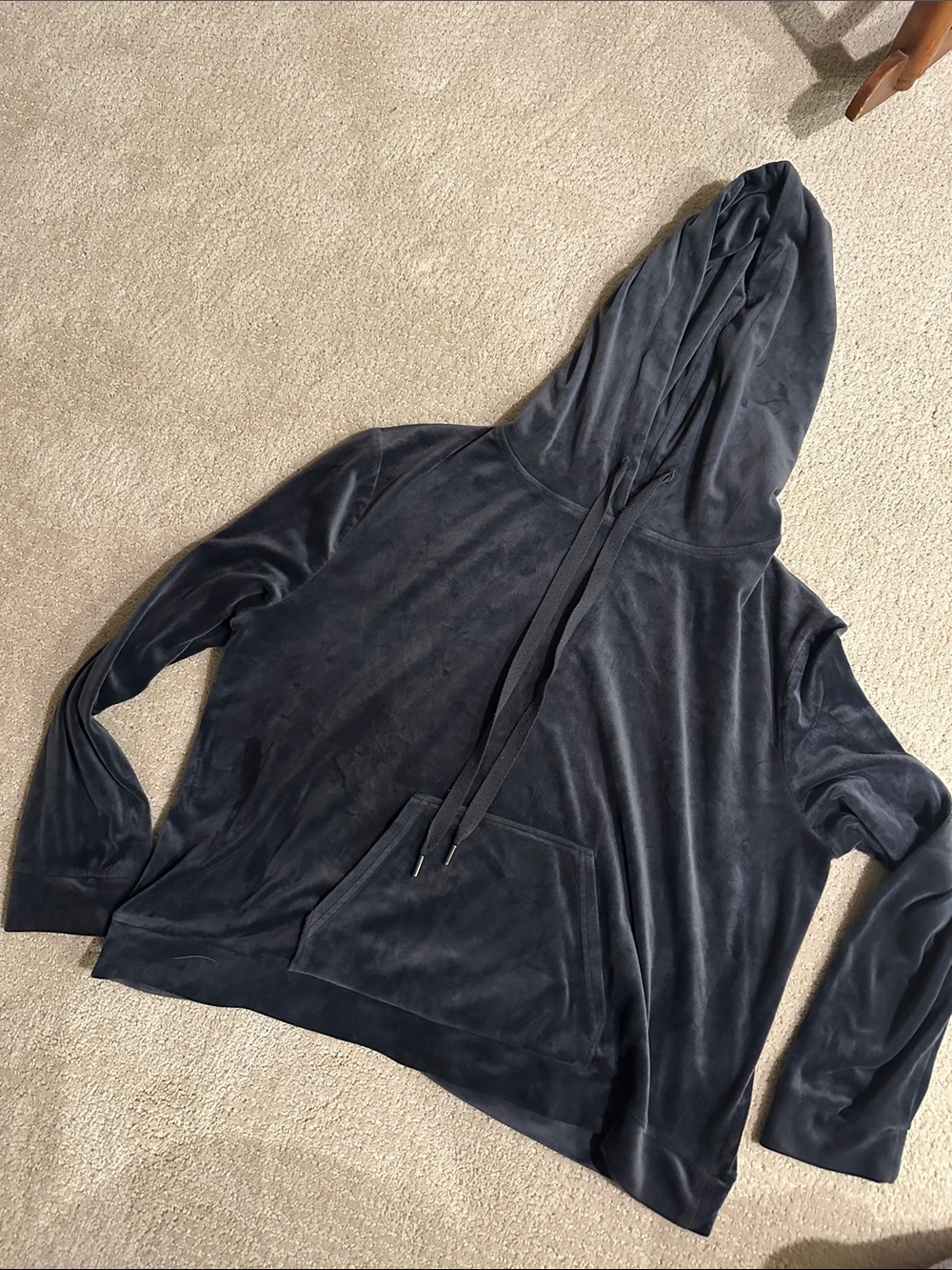Women's Velvet Hoodie Sweater